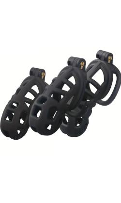 Cage chastet Rsine COBRA - Noir - Standard