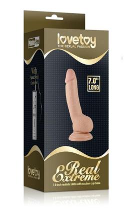 LOVETOY DILDO THE REAL EXTREME - Natural - Size 7 Inches