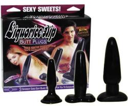 Coffret 3 Dip Butt Plugs - Liquorice (black)