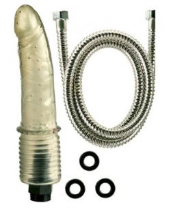 Système douche anale + Gode en Jelly - COLT <span style=color:red;>[Epuisé]</span>