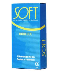 Préservatif Soft - Parfumés - Vanille - x12