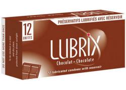 Préservatifs Lubrix Parfumés - Chocolat - x12