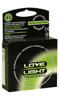 Préservatifs Fluo Love-Light - x3