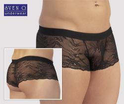 Boxer Hipster Dentelle SvenJoyment - Black - Size M