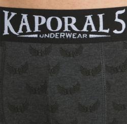 Boxer  AngelBoy - Kaporal 5 - Anthracite/Noir - Taille L