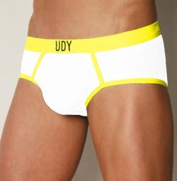 Slip Vitamina UDY - White/Yellow - Size XL