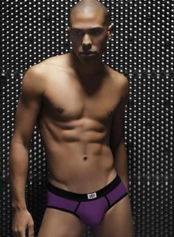 Slip Wonderman UDY - Violet/Noir - Taille M