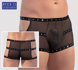 Boxer Scintillant - SvenJoyment - Noir/Transparent - Taille L