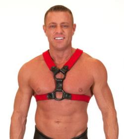 Harnais Neoprene - Rouge - Taille L/XL