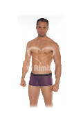 Click to see product infos- Boxer Transparent Rimba - Purple - Size S/M