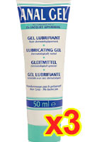 Click to see product infos- Pack Anal Gel - 50 ml x 3