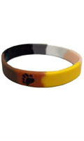 Cliquez pour voir la fiche produit- Bracelet Silicone Souple Bear Pride (vertical)