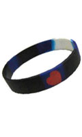 Cliquez pour voir la fiche produit- Bracelet Silicone Souple Leather Pride (vertical)