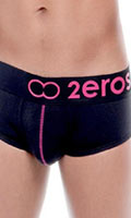 Click to see product infos- 2Eros ''U02.07'' Boxer - Black/Pink - Size L