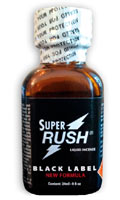 Click to see product infos- Poppers Maxi Super Rush 24ml Black Label (Pentyle)