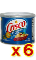 Click to see product infos- Graisse Crisco - 453 g x 6