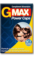 Click to see product infos- G Max - Gélule Erection - x5