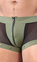Click to see product infos- Shortie fermeture verticale SvenJoyment - Olive/Black - Size XL
