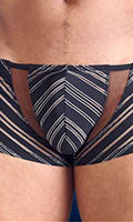Click to see product infos- Shortie Ouvert ''Strié'' - SvenJoyment - Black - Size L