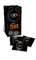 Cliquez pour voir la fiche produit- Prservatifs ''Black Latex'' - EXS - x12