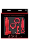 Cliquez pour voir la fiche produit- Coffret Jovial - The ultimate ''classic'' Anal Kit - Rouge