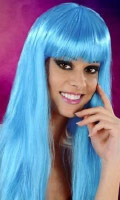 Click to see product infos- Perruque Cabaret Wigs - Coupe Longue - Blue