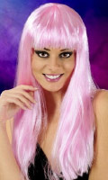Click to see product infos- Perruque Cabaret Wigs - Coupe Longue - Pink