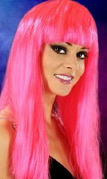 Click to see product infos- Perruque Cabaret Wigs - Coupe Longue - Fushia