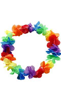 Click to see product infos- Collier de fleurs rainbow (pride ou hawaï)