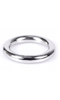 Cliquez pour voir la fiche produit- Donut Cockring  Chrome - KIOTOS Steel - 55 mm