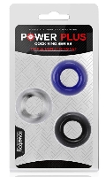 Cliquez pour voir la fiche produit- Set de 3 mini Cockrings - Power Plus
