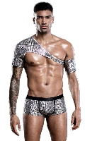 Click to see product infos- Tenue Homme ''Snake'' - Silver - Size single