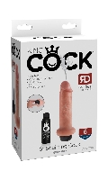 Cliquez pour voir la fiche produit- Gode Ralistic Squirting - King Cock - Chair - Taille 6'' (15cm)