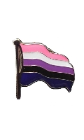 Cliquez pour voir la fiche produit- Pin's Gender Fluid Flag