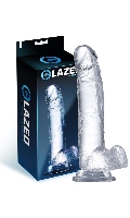 Click to see product infos- Clear Dildo 20cm - Glazed