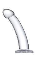 Click to see product infos- Clear Dildo 16cm - Glazed