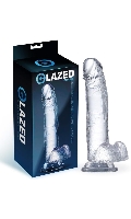 Click to see product infos- Clear Dildo 18cm - Glazed
