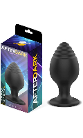 Click to see product infos- Butt Plug Silicone ''Steps'' - AfterDark collection - Black - Size L