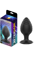 Cliquez pour voir la fiche produit- Butt Plug Silicone ''Steps'' - AfterDark collection - Noir - Taille L