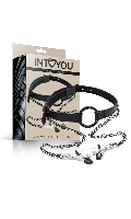 Click to see product infos- Baillon GAG + Pince à seins - IntoYou