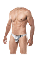 Cliquez pour voir la fiche produit- Thong Classic C4M03 - Cut4Men - Argent - Taille M