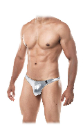 Click to see product infos- Thong Classic C4M03 - Cut4Men - Silver - Size L
