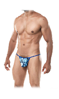 Cliquez pour voir la fiche produit- G-String C4M02 - Cut4Men - Bleu - Taille L