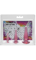 Cliquez pour voir la fiche produit- Anal Initiation Kit Crystal Jellies - Doc Johnson - Rose