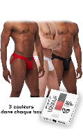 Click to see product infos- Pack 3 Jock-Straps  Urban ''Toronto'' - Mr.B - Size L
