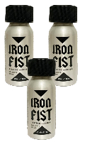 Click to see product infos- Pack Poppers Iron Fist x3 - flacon aluminium 30 ml