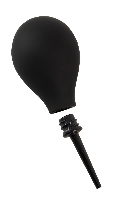 Cliquez pour voir la fiche produit- Poire  lavement silicone - Black-Velvet - noir