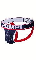 Cliquez pour voir la fiche produit- JockStrap Filet - PUMP! - Bleu/Rouge - Taille XXL