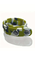Click to see product infos- Cock Strap Militaire Camouflage 5 pressions (5P/2P) - Kaki/White