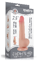 Click to see product infos- Gode Sliding-Skin - LoveToy - Natural - Size 7.5 Inches